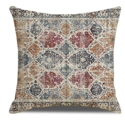 Housse de coussin ethnique pour salon – Motif marocain inspiré de l’Orient Cushion Cover Electro Paris 8 45 x 45 cm