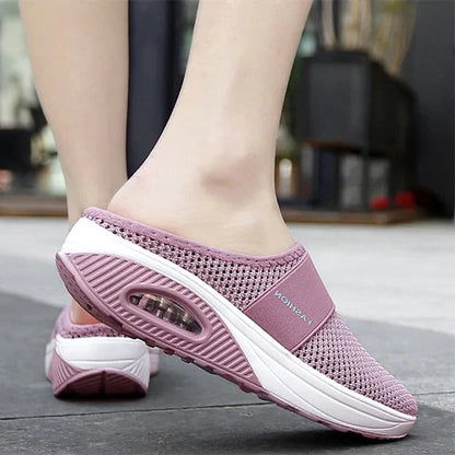 Sandales à Talon Compensé Confort Plus – Maintien et Élégance au Quotidien Women's Shoes Electro Paris