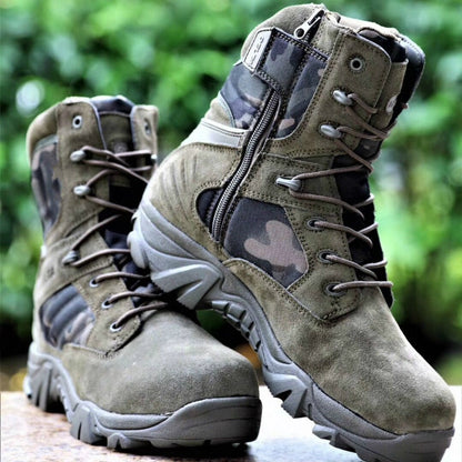 Bottes Militaires Tactiques pour Homme – Robustesse et Élégance sur le Terrain Men Boots Electro Paris