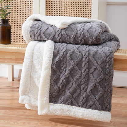 Couverture Sherpa Snuggle – Douce, Chaude Et Confortable Pour Chambre Blanket Electro Paris