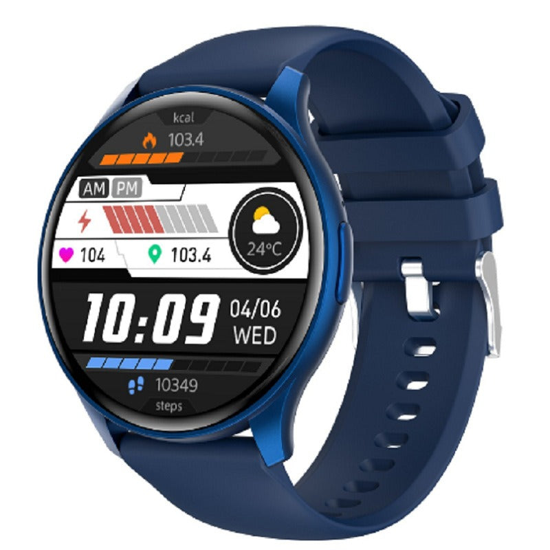 Montre De Sport Avec Suivi ECG EKG Tension Artérielle Glycémie Et Activité Physique Smartwatch Electro Paris Bleu