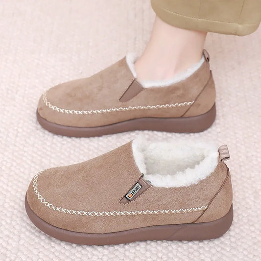 Chaussons en Laine de Mouton pour Homme - Confort Hivernal Élégant Chaussons Electro Paris Kaki EU40