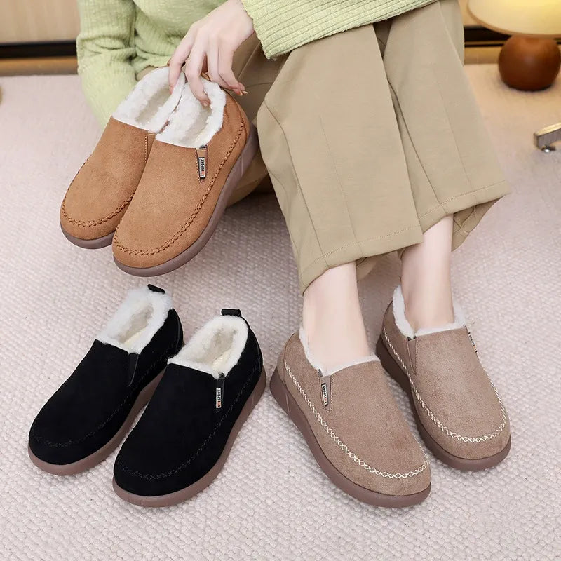 Chaussons en Laine de Mouton pour Homme - Confort Hivernal Élégant Chaussons Electro Paris