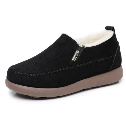 Chaussons en Laine de Mouton pour Homme - Confort Hivernal Élégant Chaussons Electro Paris Noir EU40