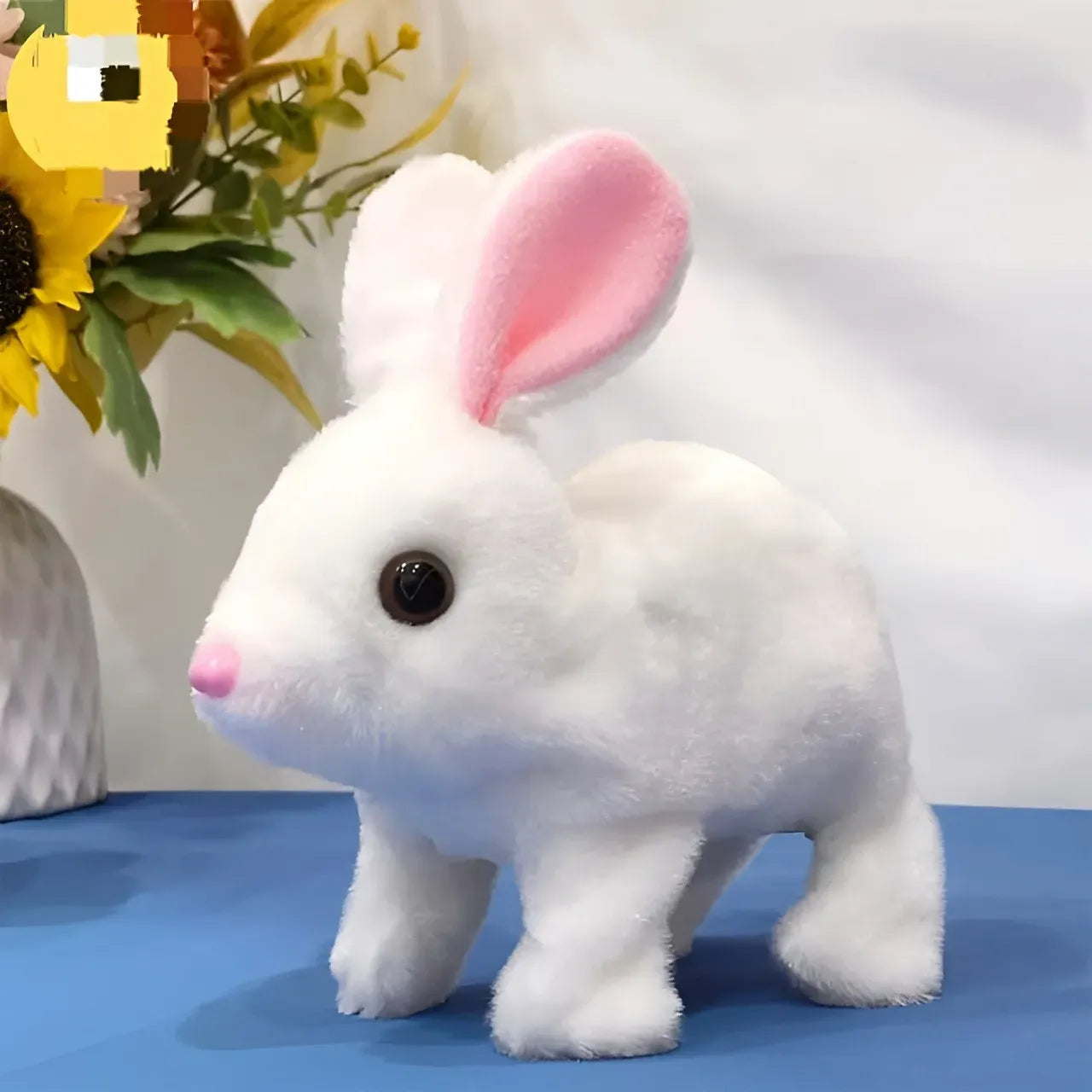 Legetøj Lapin Interactif Réaliste en Peluche avec Mouvements Naturels Animaux en peluche et jouets en peluche Electro Paris