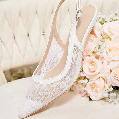 Chaussures À Talons – Élégantes Sandales À Talons En Dentelle High heels Electro Paris