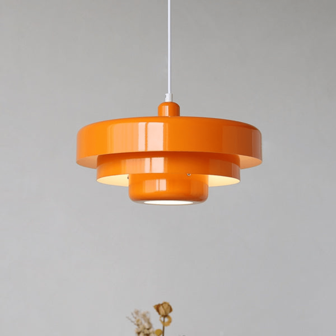 Lampe Suspendue en Verre – Éclairage Élégant et Moderne Ceiling lamp Electro Paris Orange Luz cálida