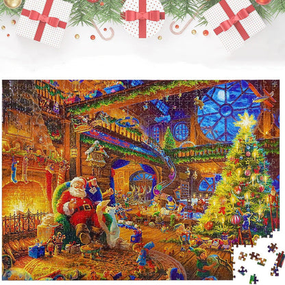 Calendrier De L’Avent Puzzle De Noël Avec 24 Jours De Plaisir Et 1008 Pièces Advent calendar Electro Paris