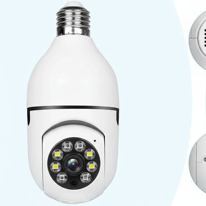 Caméra Ampoule De Sécurité Keilini Avec Vision Nocturne 1080P, Audio Bidirectionnel Et Détection De Mouvement 360°