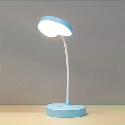 Lampe de Bureau LED Compacte et Pliable avec Réglages d’Intensité Lumineuse Electro Paris En forme de coeur bleu