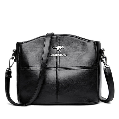 Sac En Cuir – Sac à Bandoulière Femme Élégant et Spacieux en Cuir Leather Bally Handbag Women Electro Paris