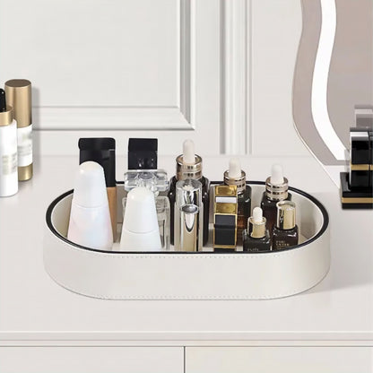 Plateau Organisateur En Cuir Pour Bureau Et Rangement Quotidien Des Petits Objets Decorative Trays Electro Paris