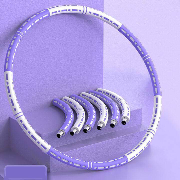 Cercle Métallique Fitness pour Exercices à Domicile hula Electro Paris Violet