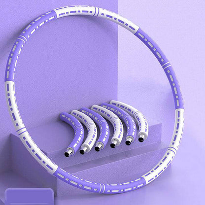 Cercle Métallique Fitness pour Exercices à Domicile hula Electro Paris Violet