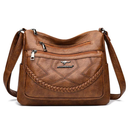 Sac En Cuir Souple Pour Femme – Élégance et Praticité au Quotidien Women's bag Electro Paris Marron