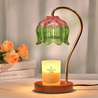 Lampe Chauffe-Bougie En Verre Avec Minuterie Et Variateur – Éclairage Doux Et Ambiance Relaxante Table Lamp Electro Paris D