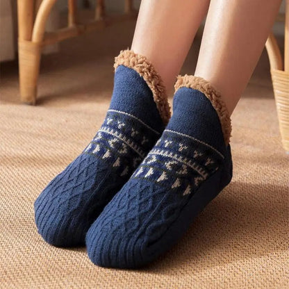 Chaussettes d’Hiver Douces Et Antidérapantes Pour Femmes Avec Confort Optimal Et Sécurité