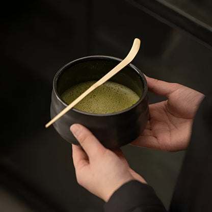 Ensemble Traditionnel Pour Préparation De Matcha Avec Accessoires En Bambou Et Céramique Matcha maker Electro Paris
