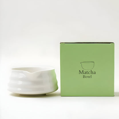 Ensemble Matcha Keramik Traditionnel Pour Cérémonie De Thé Japonaise Authentique Matcha maker Electro Paris Blanc Bol