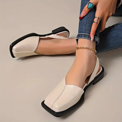 Chaussures Plates – Ballerines Femme Confortables à Bout Carré Women Sandals Electro Paris