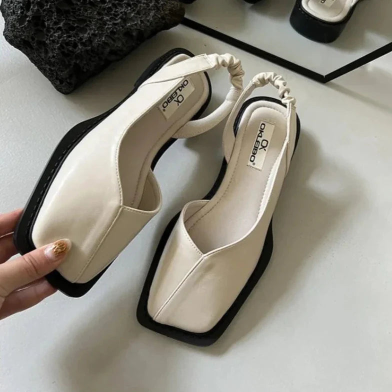 Chaussures Plates – Ballerines Femme Confortables à Bout Carré Women Sandals Electro Paris