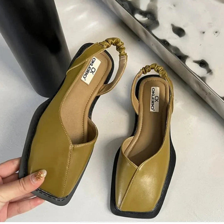 Chaussures Plates – Ballerines Femme Confortables à Bout Carré Women Sandals Electro Paris