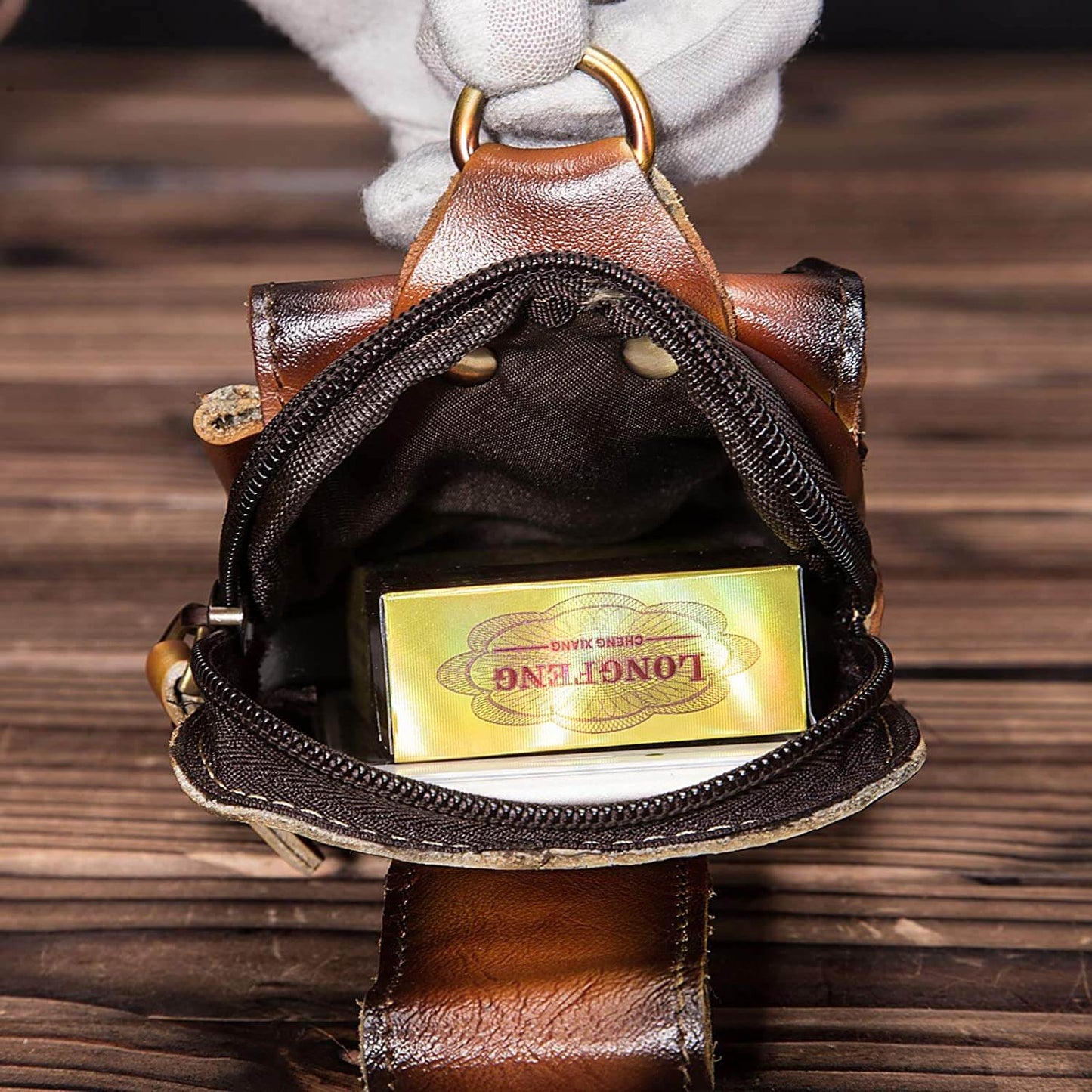 Sac Ceinture En Cuir Pour Homme Avec Poches Sécurisées Et Protection Contre Les Rayonnements Wallet Electro Paris