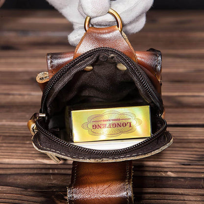 Sac Ceinture En Cuir Pour Homme Avec Poches Sécurisées Et Protection Contre Les Rayonnements Wallet Electro Paris