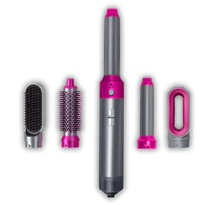 Brosse Coiffante 5 En 1 Avec Effet Coanda Et Technologie Ionique Pour Séchage Et Boucles Beauty & Care Electro Paris
