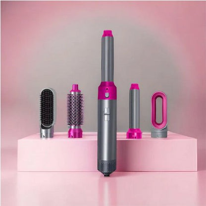 Brosse Coiffante 5 En 1 Avec Effet Coanda Et Technologie Ionique Pour Séchage Et Boucles Beauty & Care Electro Paris