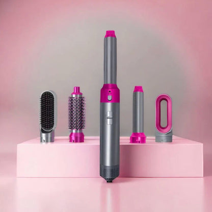 Brosse Coiffante 5 En 1 Avec Effet Coanda Et Technologie Ionique Pour Séchage Et Boucles Beauty & Care Electro Paris