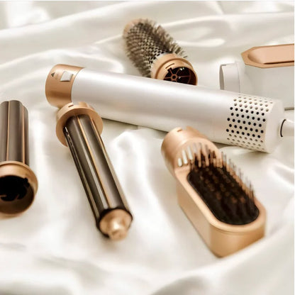 Brosse Coiffante 5 En 1 Avec Effet Coanda Et Technologie Ionique Pour Séchage Et Boucles Beauty & Care Electro Paris
