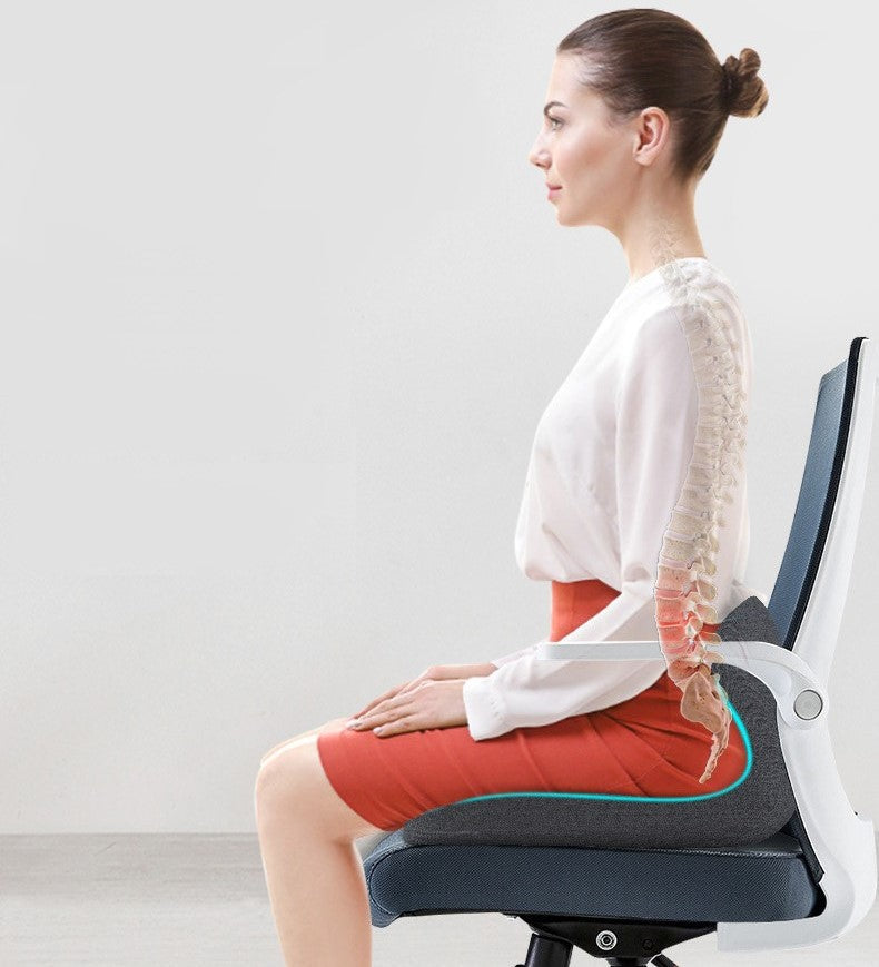 Coussin Orthopédique en Mousse à Mémoire de Forme – Design en L pour un Alignement Parfait de la Colonne Vertébrale Seat cushion Electro Paris