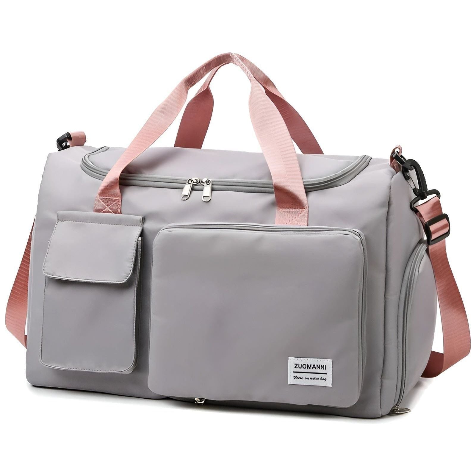Sac de Voyage Spacieux Étanche Avec Compartiments Multiples Pour Hommes Et Femmes Travel bag Electro Paris Qualité rose