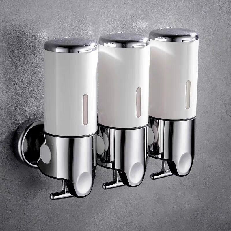 Distributeur de Savon Mural Minimaliste – Ensemble Moderne pour Salle de Bain Soap Dispenser Electro Paris Blanc