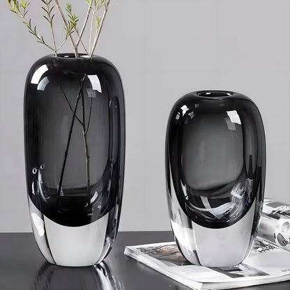 Vase En Verre Opalescent Au Design Élégant Pour Intérieurs Modernes Et Décorations Raffinées Vases Electro Paris