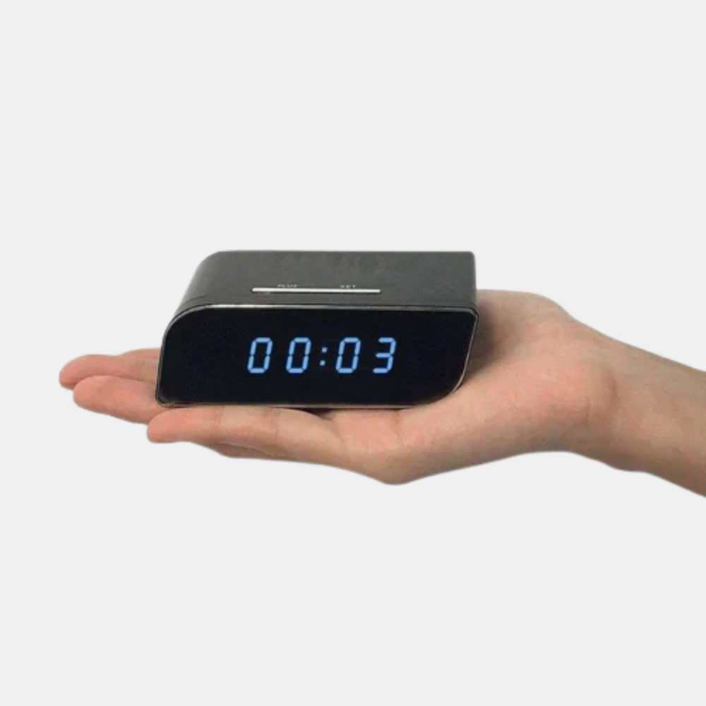 Horloge Caméra Cachée avec WiFi 4K – Caméra de Sécurité Discrète pour Maison & Bureau Appareils photo Electro Paris