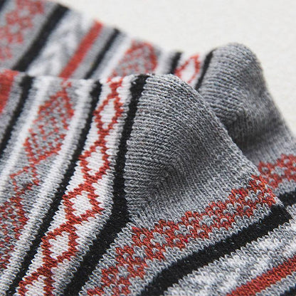 Chaussettes D’Hiver Chaudes Et Confortables Avec Motifs Scandinaves Et Tissu Durable Socks Electro Paris