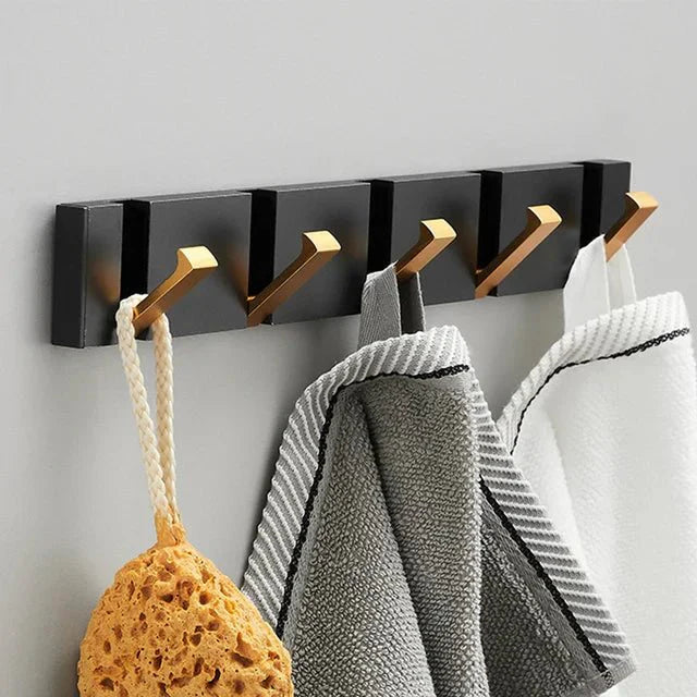 Crochet Mural Pliant en Acier Minimaliste – Élégance Fonctionnelle pour Espaces Modernes Kitchen Accessories Electro Paris