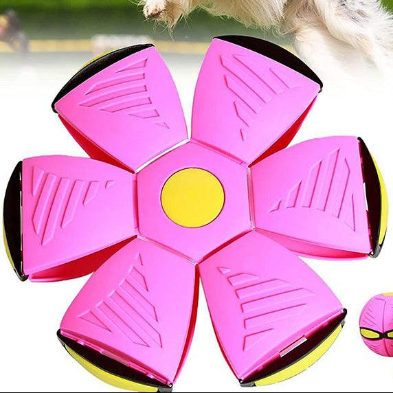 Balle Disque Volante Interactive Avec Lumières LED Et Matériau Durable Pour Animaux Toys & Games Electro Paris Rosa