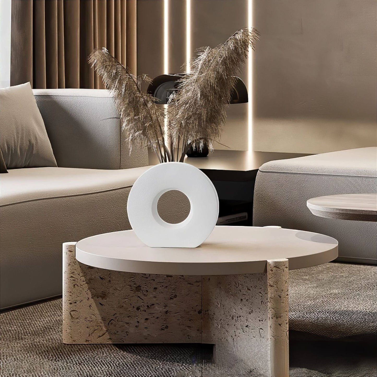 Vase Décoratif Moderne Au Design Élégant Pour Sublimer Vos Intérieurs Vases Electro Paris Blanc