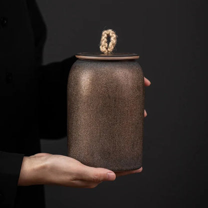 Urne Funéraire pour Animaux – Urne Commémorative Élégante pour Chiens, Chats et Compagnons Chéris Dog & Cat Urn Electro Paris Marron