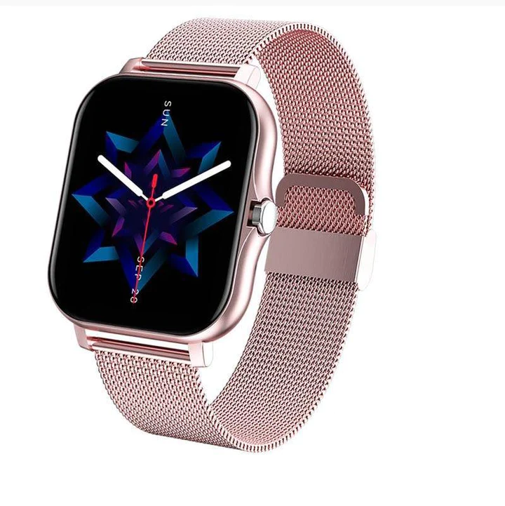 Montre Numérique Multifonction Élégante Pour Femme Suivi De Santé Activité Et Style Au Quotidien Smartwatch Electro Paris Rosa