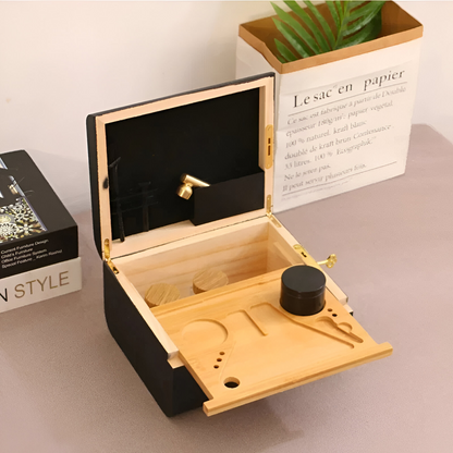 Boîte De Rangement Discrète Et Sécurisée Avec Compartiments Et Accessoires Pour Une Organisation Parfaite Stash Box Storage Set Electro Paris