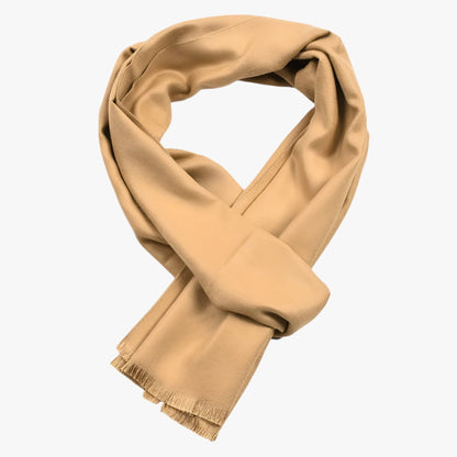 Écharpe En Cachemire Unie Pour Femme Avec Chaleur Et Élégance Luxueuse Scarfs Electro Paris Kaki