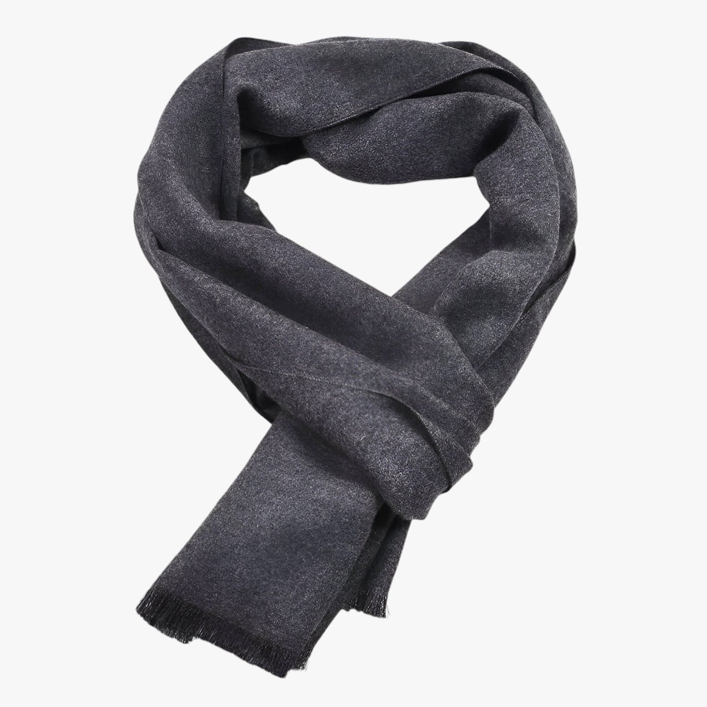 Écharpe En Cachemire Unie Pour Femme Avec Chaleur Et Élégance Luxueuse Scarfs Electro Paris Gris foncé
