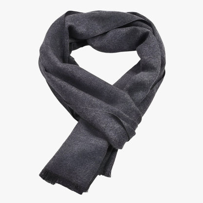 Écharpe En Cachemire Unie Pour Femme Avec Chaleur Et Élégance Luxueuse Scarfs Electro Paris Gris foncé