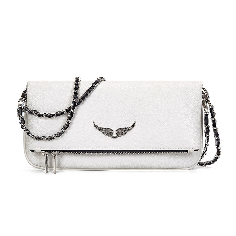 Pochette Luxe Femme – Sac Bandoulière Élégant et Polyvalent Bags for Women Electro Paris Blanc