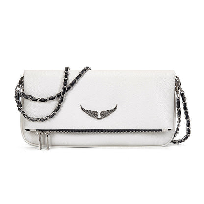 Pochette Luxe Femme – Sac Bandoulière Élégant et Polyvalent Bags for Women Electro Paris Blanc