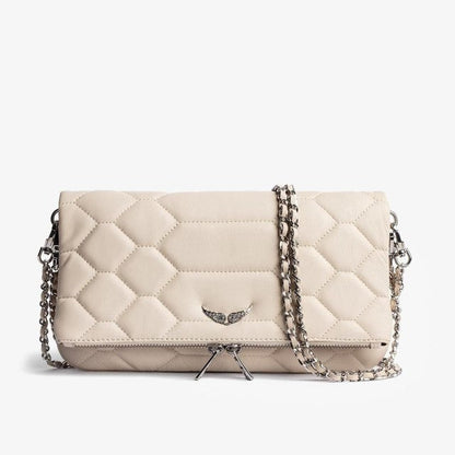 Pochette Luxe Femme – Sac Bandoulière Élégant et Polyvalent Bags for Women Electro Paris Beige